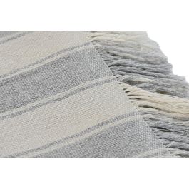 Plaid Basicos DKD Home Decor Gris Crudo 250 x 150 cm