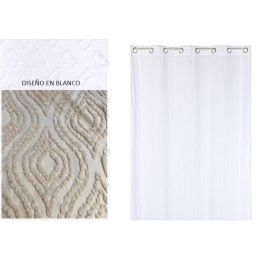 Cortina Boho DKD Home Decor Blanco 260 x 140 cm