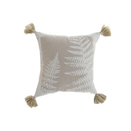 Cojin Boho DKD Home Decor Beige Blanco 45 x 45 cm Precio: 11.603900242. SKU: B19J5V2ZF8