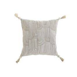 Cojin Boho DKD Home Decor Beige Blanco 45 x 45 cm Precio: 10.6359002783. SKU: B1BMVBMVLW