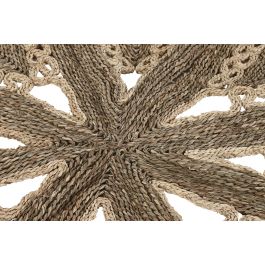 Alfombra Tropical DKD Home Decor Natural 178 x 1.8 x 178 cm