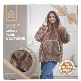 Sudadera Relieve Marrón Home Deco Factory Precio: 23.50000048. SKU: B17WC8REZP