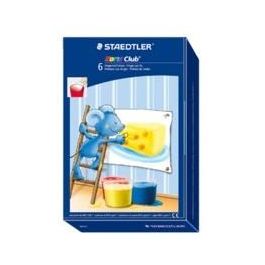 STAEDTLER Noris junior 6er-Set retail Pintura de Dedos, 6 Colores Surtidos (Negro, Azul, Verde, Rojo, Blanco, Amarillo), Botes de 100 ml Precio: 30.59000032. SKU: B16X8HJFS3