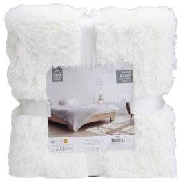 Manta Pelo Blanco Home Deco Factory 120x150 cm Precio: 14.1448999637. SKU: B16FX8Z5DP