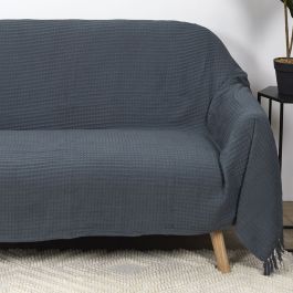 Manta de sofa gofrado 170x250cm negro