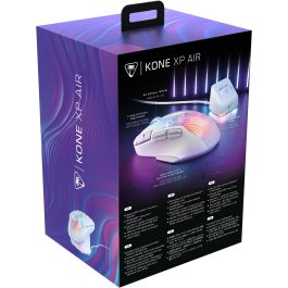 Turtle Beach TUR0731855711017 Ratón Inalámbrico para Juegos Kone XP Air con Estación de Carga, Blanco