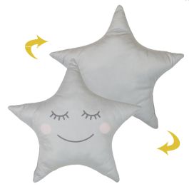 Cojín Estrella Gris Home Deco Kids 44x37 cm