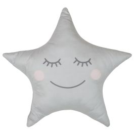 Cojín Estrella Gris Home Deco Kids 44x37 cm