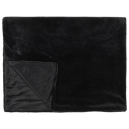 Manta Negro Home Deco Factory 120x150 cm