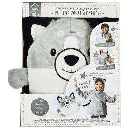 Sudadera con capucha de forro polar para niños