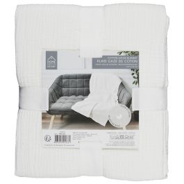 Manta Algodón Blanc Home Deco Factory 120x150 cm Precio: 12.94999959. SKU: B1AECKSX9Q