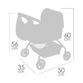 Decuevas Mi Primer Coche de Muñeca Tulipe para muñecas hasta 42 cm, 35x50x56 cm, Edad +3 años Decuevas Mi Primer Coche de Muñeca Tulipe para muñecas hasta 42 cm, 35x50x56 cm, Edad +3 años