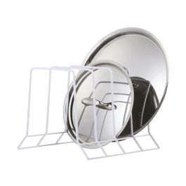 Confortime Organizador de Sartenes Blanco 26 x 20.9 x 19.6 cm (12 Unidades)