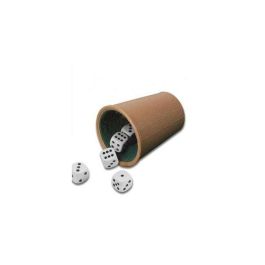 Cubilete forrado y dados puntos Precio: 5.60472. SKU: B175E2PXNV