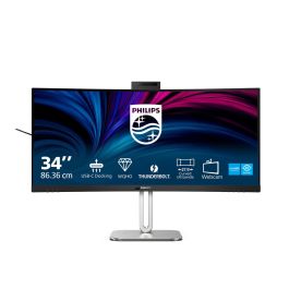 Philips 34B2U6603CH Monitor de 34" (86.4cm) 21:9 HDMI+DP+USB-C Gris para Oficina