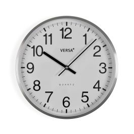 Reloj de Pared Versa Blanco Metal Reloj de Pared Versa Blanco Metal