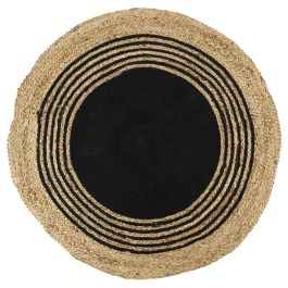 Alfombra Yute Negro Home Deco Factory diámetro 90 cm Precio: 19.68999967. SKU: B149WZV9Z9