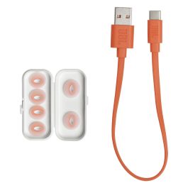 JBL Tune Flex True Wireless Auriculares Intrauditivos con Cancelación Activa de Ruido (ANC), Bluetooth 5.2, IPX4, Blanco Fantasma