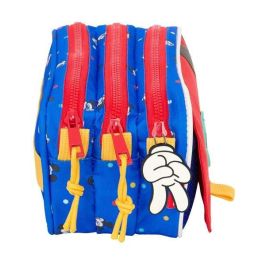 Bolso Escolar Portatodo Safta Triple Big Mickey Mouse Good Day 100x215x80 mm Bolso Escolar Portatodo Safta Triple Big Mickey Mouse Good Day 100x215x80 mm