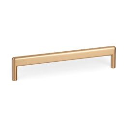 Viefe Tirador Modelo Beam Zamak Latón Cava/Negro Mate, Distancia Agujeros 160mm/320mm para Muebles de Cocina/Baño/Salón