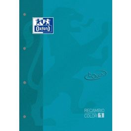 Recambio Oxford School Color 1 Touch Encolado A4+ 80H 90Gr 4 Taladros Cuadric.5X5 Aqua (1 Color De Recuadro) (Set de 5) Precio: 27.89000027. SKU: B1H26YNEJ3