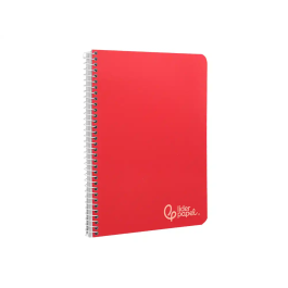 Liderpapel Cuaderno Espiral Din A5 Witty Tapa Dura 80 Hojas 90gr Rayado Montessori 5 mm Colores Surtidos