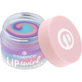 Essence Mascarilla Labial Lip Swirl #01 8 gr - Hidratante con Aceite de Aguacate y Ácido Hialurónico, Acabado Brillante y Jugoso