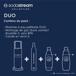 Sifón de Agua Saturadora Sodastream Duo