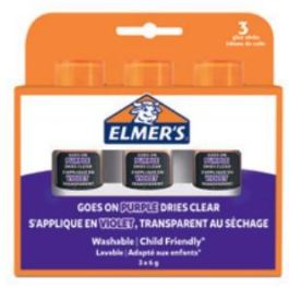 Elmer's Klebestift Disappearing Purple - Pegamento en Barra Morado Desaparece 6G - Blíster de 3 Unidades Precio: 14.95000012. SKU: B1JSSFV7ZP