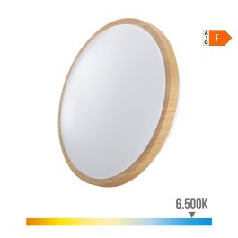 Aplique superficie circular led 18w 1820lm 6500k ø33x5,5cm efecto madera edm Precio: 24.50000014. SKU: B1HCWHS84D