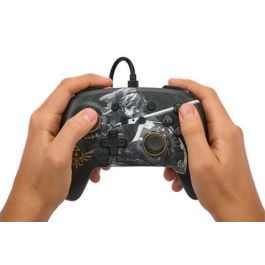Mando con Cable PowerA Enhanced Battle-Ready Link para Nintendo Switch - NSGP0091-01, Oficial Nintendo, Botones Asignables, Cable USB-C 3m Mando con Cable PowerA Enhanced Battle-Ready Link para Nintendo Switch - NSGP0091-01, Oficial Nintendo, Botones Asignables, Cable USB-C 3m