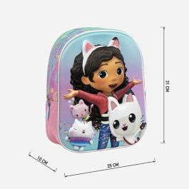 Mochila infantil 3D la casa de gabby. gabby´s dollhouse 25.0 x 31.0 x 10.0 cm Mochila infantil 3D la casa de gabby. gabby´s dollhouse 25.0 x 31.0 x 10.0 cm
