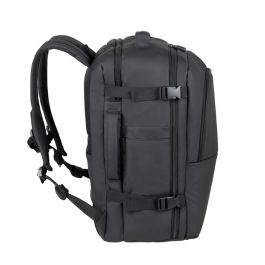 Rivacase Mochila 8465 Tegel Eco Negro Multifuncional para Portátil, Fabricada con RPET Ecológico