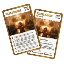 Winning Moves Harry Potter Quiz - Versión en Francés - Juego de Preguntas y Respuestas para Familiares y Amigos - 100 Tarjetas