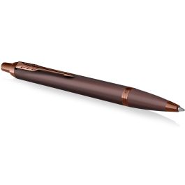 PARKER IM Monochrome Burgundy PVD M Bolígrafo Azul en Caja de Regalo