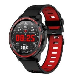 RELOJ INTELIGENTE LEOTEC MULTISPORTS ECG COMPLETE ROJO - ESFERA 3.09CM TÁCTIL COLOR - BT4.0 - ALERTAS - SALUD - IP68 - BAT 380MAH - IOS/ANDROID