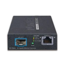Planet XT-705A Convertidor de Medios Cobre a Fibra SFP+ 10G/5G/2.5G/1G/100M Ethernet Extensión de Red hasta 60km