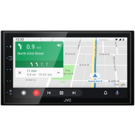 JVC KW-M565DBT Autorradio 2 DIN Negro con Pantalla Táctil 6.8" 200W, Bluetooth, Apple CarPlay y DAB+