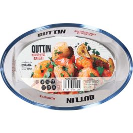 Quttin Fuente Vidrio Oval 23.8 x 13 cm 725 cc (6 Unidades)