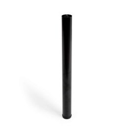 Rei Pata regulable cilíndrica de acero negro 71cm mod.406g para muebles bajos