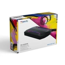 TooQ TQE-2599RGB Caja Externa Gaming para Disco Duro 2.5" USB 3.1 Gen 1 SATA I/II/III UASP 2TB Sin Tornillos RGB Negra