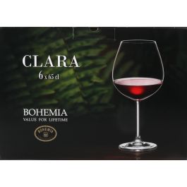 Bohemia Set 6 Copas Gran Vino Clara 650 cc