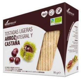 Soria Natural Tostadas de Arroz y Castaña Bio 95g - Crujientes, Ligeras y Digestivas, Fuente de Fibra, Sin Azúcar Bajo Contenido de Grasa Precio: 3.7900005. SKU: B192TN2VH4