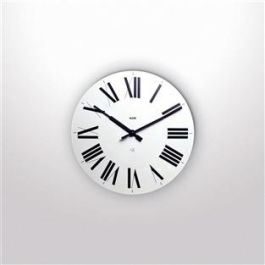 Alessi Reloj de Pared Firenze 12W en ABS Blanco por Achille Castiglioni y Pier Giacomo Castiglioni