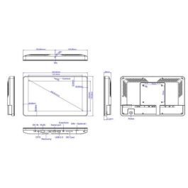 Loop24 LM8058T-LED Panel Táctil Reserva Salas 8" LED 1280x800, PoE/Wi-Fi, Licencia Perpetua, Compatible MS365/Exchange/Google