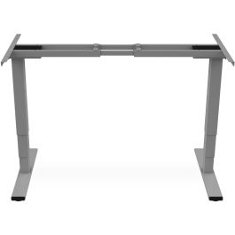 Digitus Bastidor de Mesa Eléctrico de Altura Ajustable, Dual-Motor, 3 Niveles, 100 kg, Gris, 2 Patas