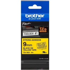 Brother cinta rotuladora laminada super adhesiva negro sobre fondo amarillo de 9mmx8m Precio: 14.95000012. SKU: B17P5SRTTC