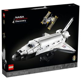 LEGO Creator Expert NASA Spaceshuttle Discovery - Set de construcción 2354 piezas, Maqueta del Transbordador Espacial, para adultos y fans