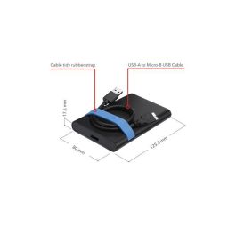 Verbatim 2.5", HDD/SSD, USB 3.2 Gen 1, 125.5 x 80 x 17.6 mm, 59.8 g Verbatim 2.5", HDD/SSD, USB 3.2 Gen 1, 125.5 x 80 x 17.6 mm, 59.8 g