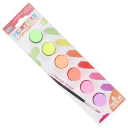 Juego De 6 Pinturas Fluor Y Pincel Jeux 2 momes Precio: 1.79000019. SKU: B143FYNCEZ